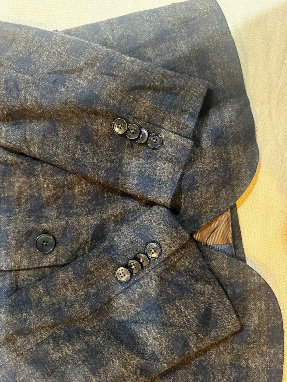 Manuel Ritz plaid Blazer - Picture 6 of 9